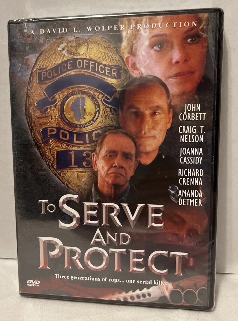 TO SERVE AND PROTECT DVD CRAIG T NELSON JOANNA CASSIDY New Sealed 2003￼DVD